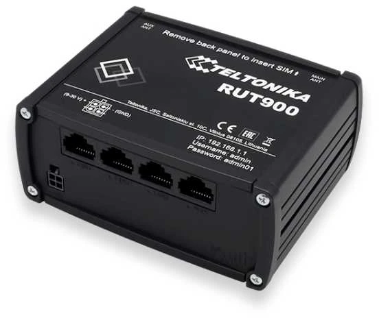 Teltonika RUT900 3G Dual SIM WiFi Maršrutizatorius 4 x LAN - Maršrutizatorius - WLAN