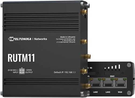 Maršrutizatorius TELTONIKA IOT ROUTER RUTM11 LTE+ETH+WIFI