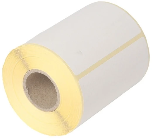 Terminė etiketė ECO balta be perforacijos 100x80mm 1500vnt/ritinėlis