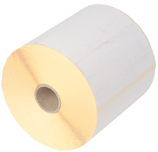 Termo etiketė, Termo etiketė, Stačiakampė išorinė apvija, 105,00 x 220,00 mm kitas sintetinis popierius