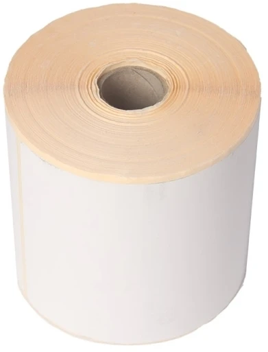 Termo etiketė, Termo etiketė, Stačiakampė išorinė apvija, 105,00 x 220,00 mm kitas sintetinis popierius