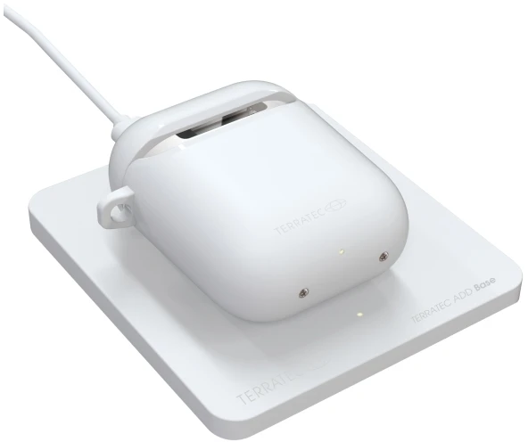 TerraTec ADD Base Airpodcases įkrovimo stotelė balta