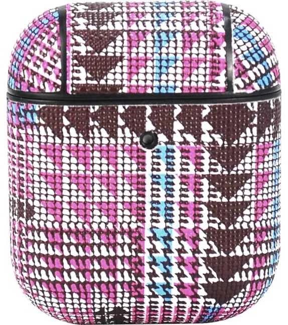 TerraTec Dėklas ochronne AirBox Fabric Grain 2 do AirPods rožinė