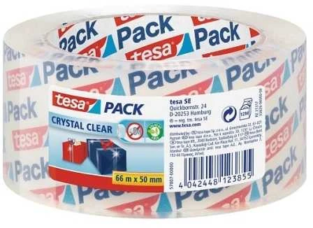 Tesa tesapack Crystal Clear PP 66m 50mm -Packband-