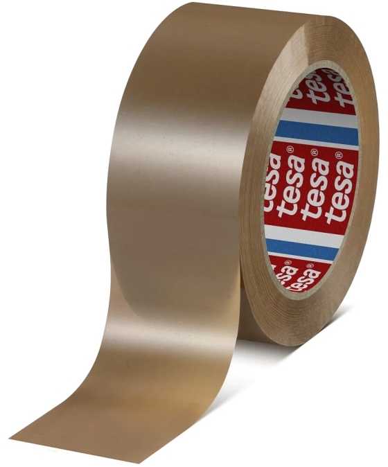 Tesa PET-Packband Kautschukklebemasse 132m:50mm, 6Stk. Weiß