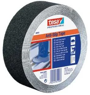 Tesa juoda neslidžios dangos klijuojama juosta 25mm