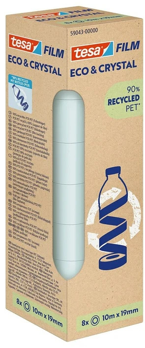 Tesa tesafilm® Eco* & Crystal, 10m x 19mm, 8-pack