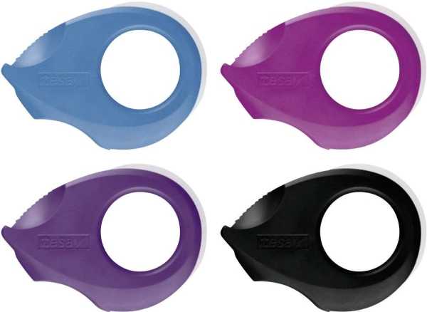 Tesa tesafilm Mini Abroller 4 Farben + tesafilm 10/19 kris.-skaidrus