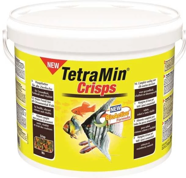 TetraMin Crisps 10l pašaras visoms dekoratyvinėms žuvims