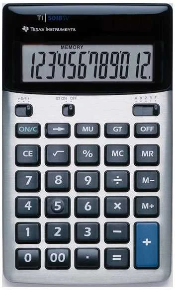 Texas Instruments TI-5018 SV stalinis skaičiuotuvas