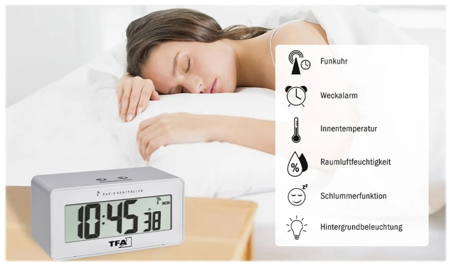 TFA radijo žadintuvas TFA 60.2544.02