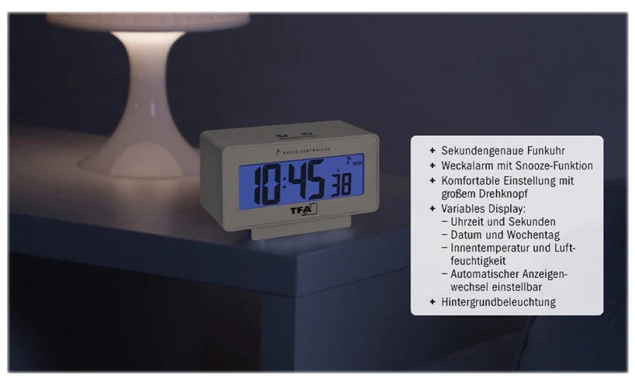 TFA radijo žadintuvas TFA 60.2544.02