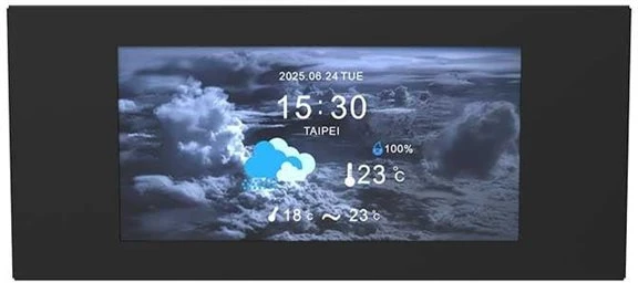 Thermaltake 6.0inch LCD Panel Kit for View 600 TG Juodas