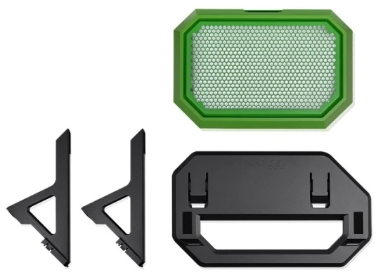 Thermaltake AC-076-ONQNAN-A1, Midi Tower, Bokšto konvertavimo į stelažą rinkinys, Juoda, Žalia, The Tower 600, 230 mm, 459 mm