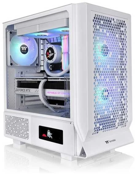 MIDI Thermaltake Ceres 330 TG ARGB Snow Baltas