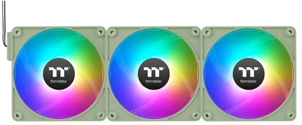 Thermaltake CT140 EX Reverse ARGB Sync Matcha Žalias 3 pack korpuso ventiliatoriai - 3 vnt.