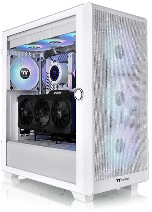 „Thermaltake S250 TG ARGB“ sniego baltos