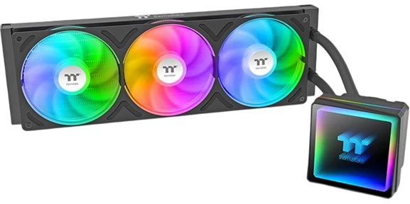 Thermaltake TH360 V3 ARGB Sync AiO vandens aušinimas – juodos spalvos