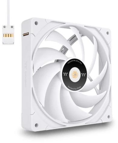 Thermaltake EX14 Pro kompiuterio korpuso ventiliatorius, 14 cm, baltos spalvos, 3 vnt.