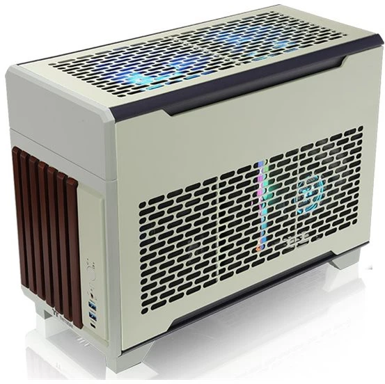Thermaltake TR100 WS , Tower-case - lightgreen, Wood &amp; Steel