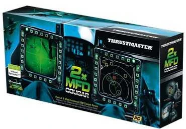 „Thrustmaster MFD Cougar Pack“ „USB Cockpit Panels“ – JAV oro pajėgų F-16 MFD kopijos