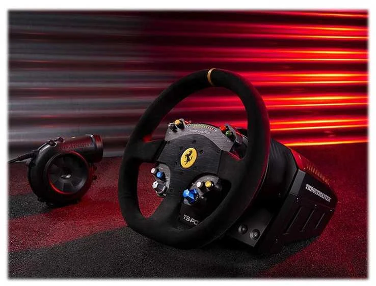 Thrustmaster | Vairas TS-PC Racer Ferrari 488 Challenge Edition | Žaidimo lenktyninis ratas
