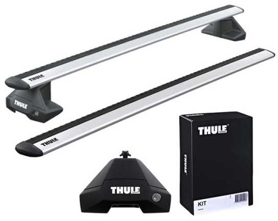Thule Stogo skersiniai Ford S-Max 5 durų minivenui, 06-15 su stikliniu stogu
