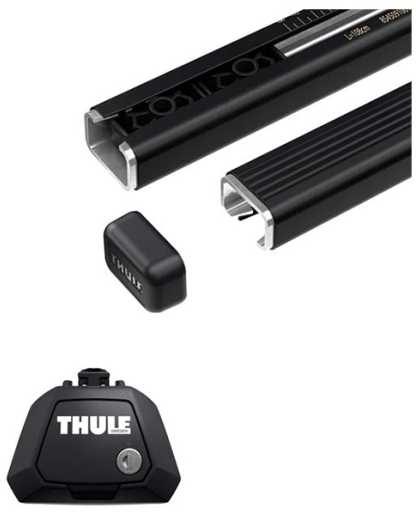 Thule „Squarebar Evo“ stogo bagažinės komplektas turėklams 150 cm