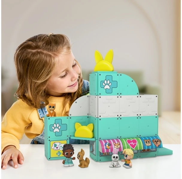 B.Toys Tile Town TILE TOWN, Pet Clinic