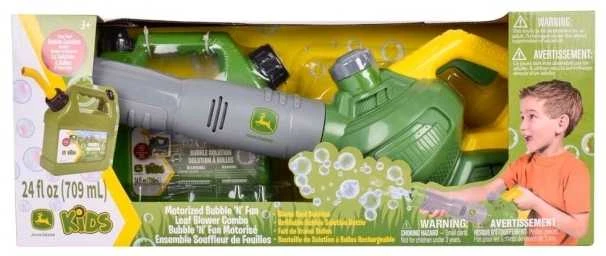 Tomy JOHN DEERE muilo burbulų lapų pūstuvas su kanistru, X470146
