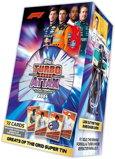 Topps - „Formulės 1 Turbo Attax Super Tin“ (F1TA26-06)