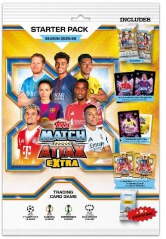 „Topps“ – „Match Attax“ Čempionų lygos EX pradinis paketas (UCLMAEXT26-02)