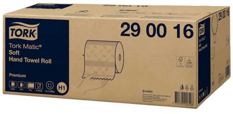 Tork Tork 290016, 100 m, 210 mm, 19 cm, 3.8 cm, Paper, Baltas