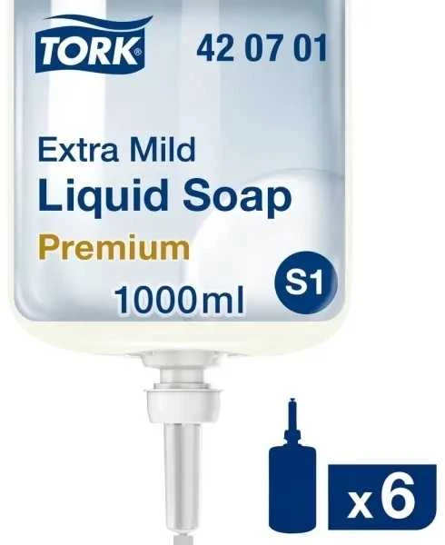 Skystas muilas TORK PREMIUM NON PARFUMED 1L,420701