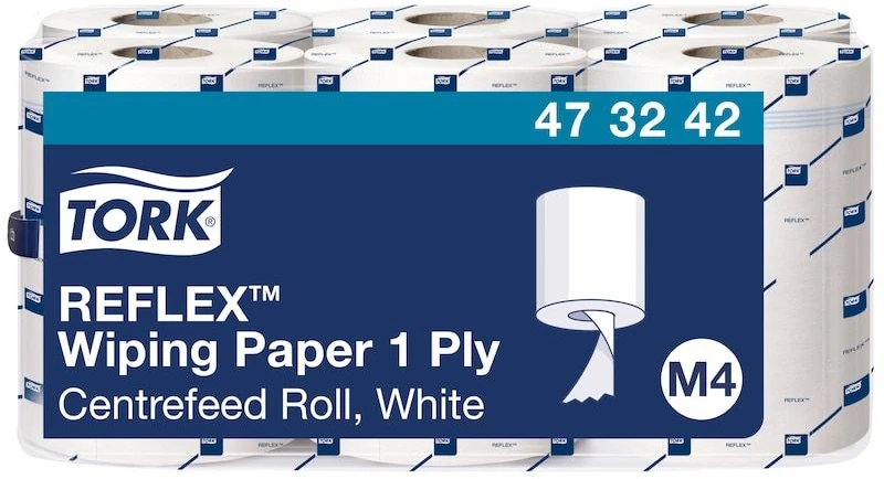 Popieriniai rankšluosčiai TORK 473242, REFLEX M4 1-ply