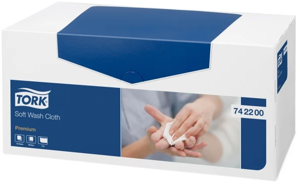 Tork Premium Soft rankšluostėlis 300x320 mm baltas, 1 sluoksnio, 8 pakuotės (135 vnt./dėžutė)
