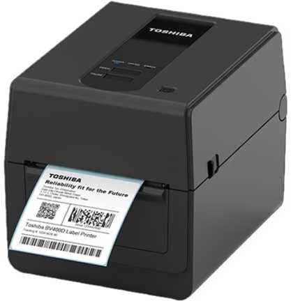 Toshiba TEC BV420D - Etikečių spausdintuvas - Tiesioginis terminis - Ritininis (10,2 cm) - 203 dpi - iki 177,8 mm/sek. - USB 2.0, LAN - Pjoviklis - Juodas