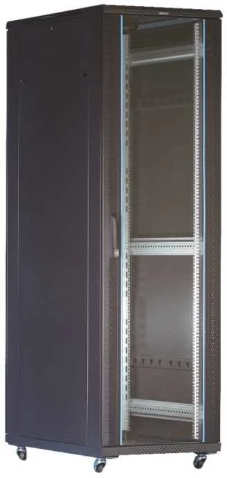 TOTEN System G, 19 colių spintelė, 32U, 600x1000, stiklo priekinės durys, perforatas/ 19-G6032GP
