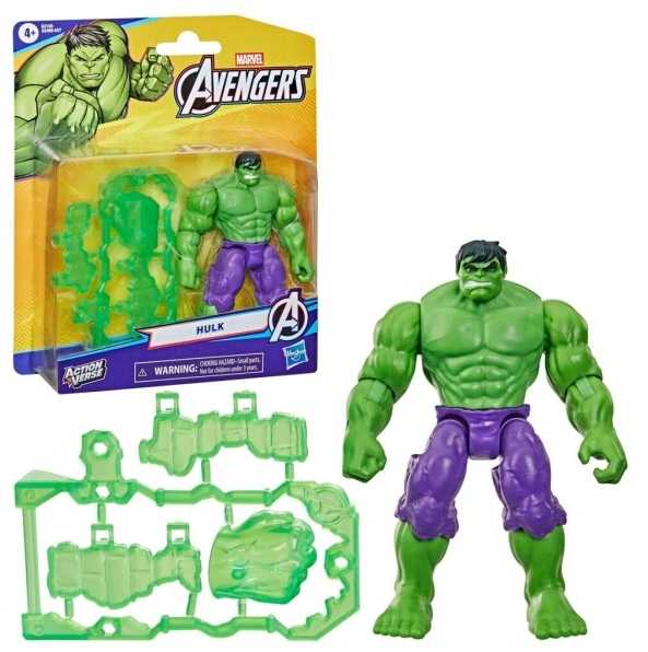 TOYS Avengers Keršytojai - Figūrėlė su pavara 11 cm - Hulk (G31005X0)