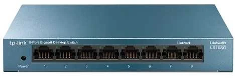 Šakotuvas TP-Link 8 prievadų 10/100/1000 Mbps darbalaukio tinklo komutatorius, nevaldomas, gigabito eternetas (10/100/1000)