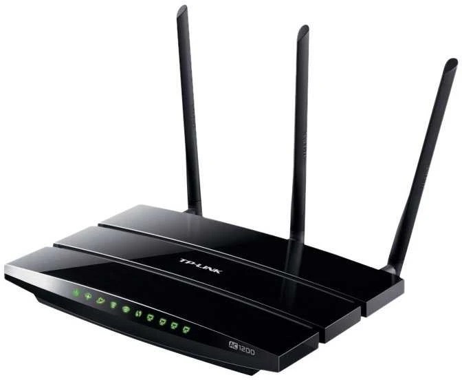 Belaidis Maršrutizatorius - TP-Link Archer AC1200 MU-MIMO VDSL/ADSL 4 LAN Prievadai Juodas