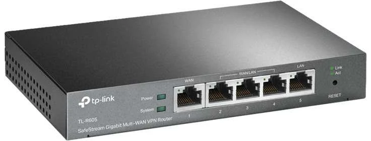 Šakotuvas TP-Link SafeStream Multi-WAN VPN TL-ER605