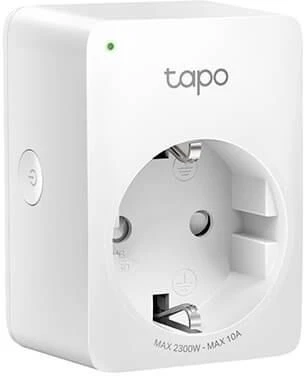 TP-Link Tapo Mini išmanusis „Wi-Fi“ lizdas, vidinis, baltas, namams, polikarbonatas (PC), statusas, CE, RoHS