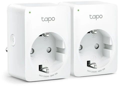 TP-Link Tapo Mini išmanusis „Wi-Fi“ lizdas, vidinis, baltas, namams, polikarbonatas (PC), statusas, CE, RoHS