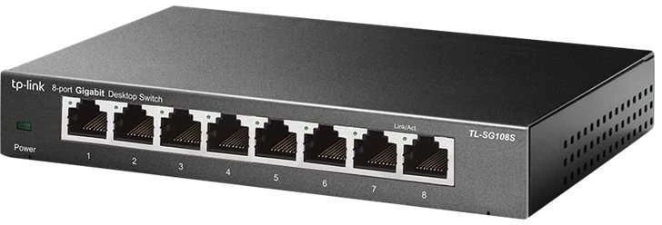Šakotuvas TP-Link TL-SG108S - switch - 8 jungtys