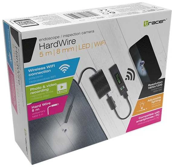 Endoskopinė kamera Tracer HardWire 5M 8MM, Juodos spalvos