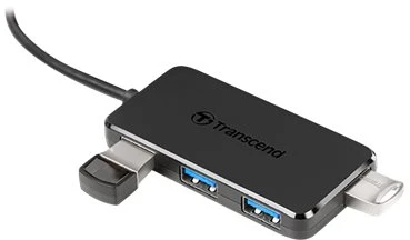 TRANSCEND USB 3.1 C tipo 4 prievadų šakotuvas