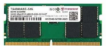 TRANSCEND 8GB JM DDR5 4800 SO-DIMM 1Rx16 1Gx16 CL40 1.1V RAM