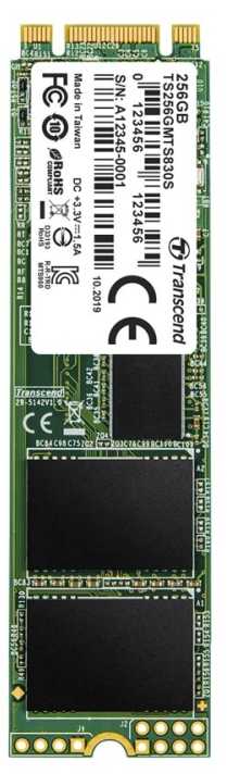 Transcend SSD 830S M.2 2280 SATA III 6Gb/s, 256GB, R/W 560/520 MB/s