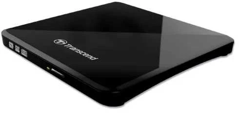 TRANSCEND 8X DVDS-K Ultra-slim Writer USB 2.0 extern Juodas CD-R/RW DVD+/-R DVD+/-RW DVD+/-R DL DVD-RAM
